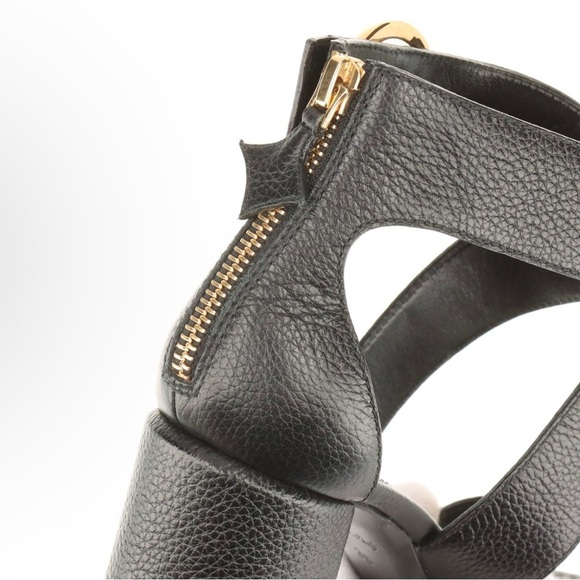 Authentic Louis Vuitton Calfskin Horizon Black Heel Sandals 36/ US6 - Picture 16 of 16